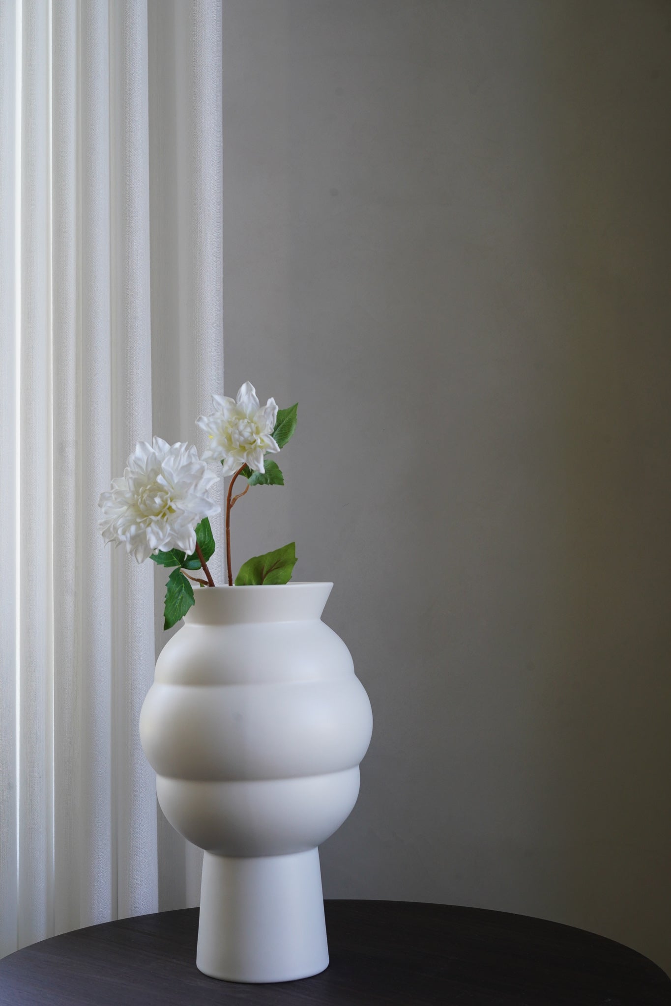 White Dahlia Flower