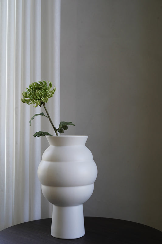 Light Green Semi Cactus Dahlia