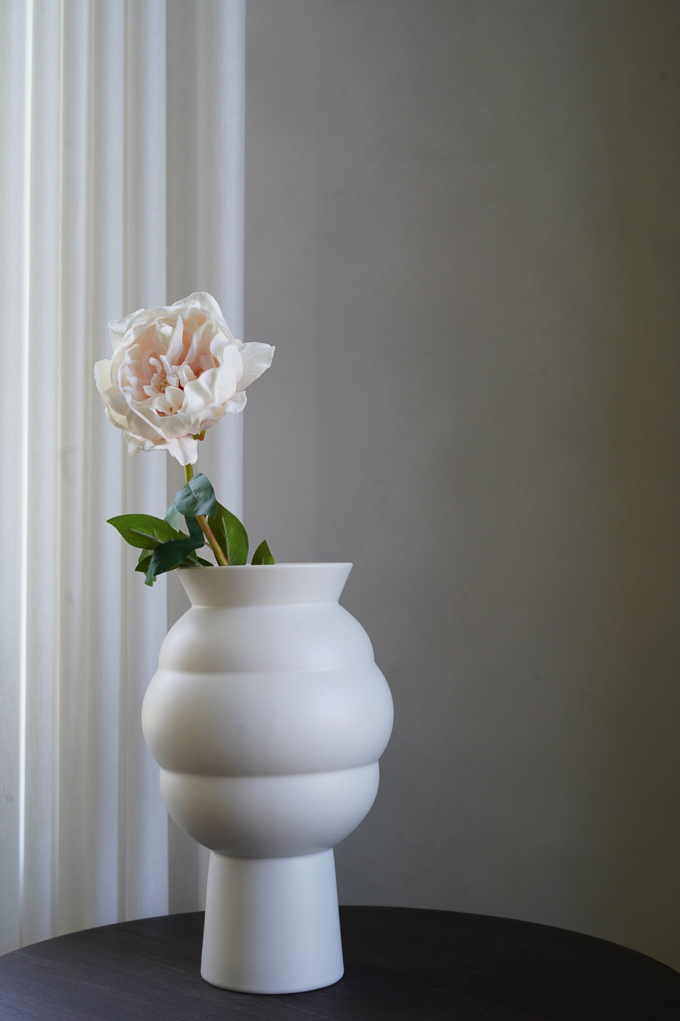 Light Pink Large Peony Flower