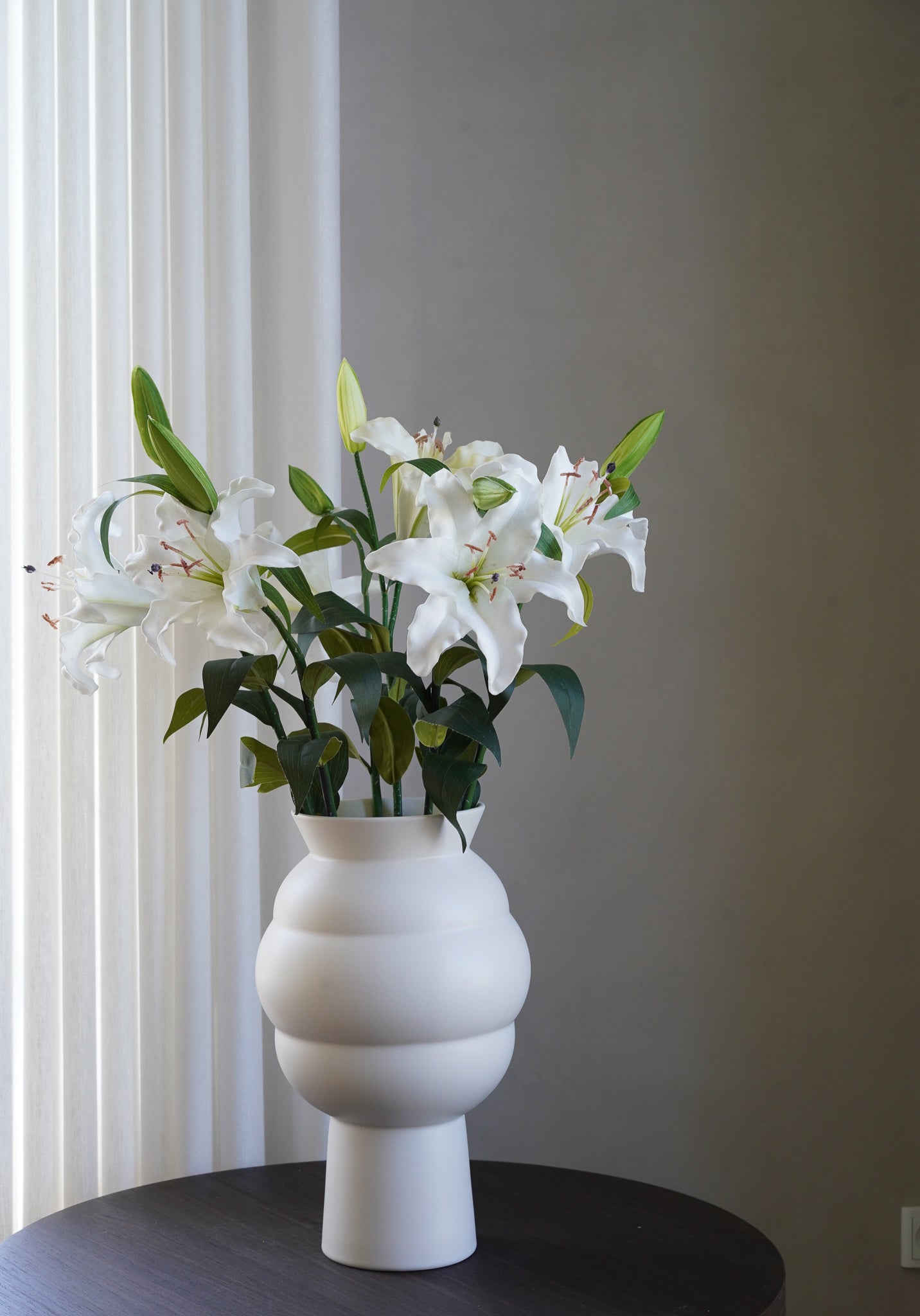 White Lily Flower Bouquet